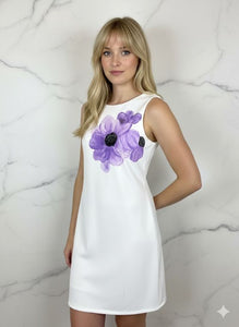 Lavender Flower Dress Deborah Beaumont Boutique Lavender Flower Dress Deborah Beaumont Boutique