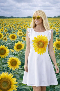 Sunflower Dress – Deborah Beaumont Boutique